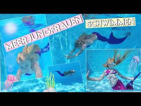 OMG 😲 MEERJUNGFRAUEN SCHWIMMEN IM POOL ! MaVie Family Tutorial
