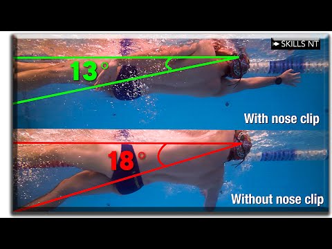 2 reasons why a nose clip helps me swim backstroke faster