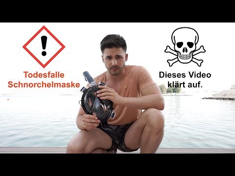 Gefahr der Schnorchelmaske! CO2 Wert als Ursache für Tod &amp; Bewusstlosigkeit?! Was ist gefährlich?