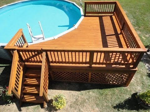 How to Build a Deck around a Pool