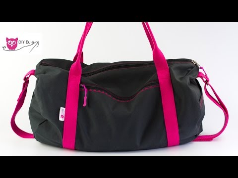 Dufflebag Sporttasche nähen / DIY Eule #DuffleBagDafne