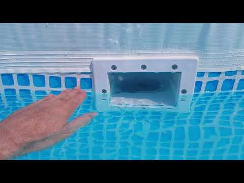 Above ground pool skimmer proper installation