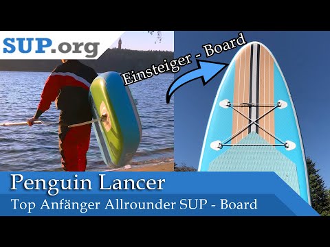 Penguin Lancer Test | Schickes Einsteiger-Board mit Holz-Optik | SUP Board Test | Deutsch