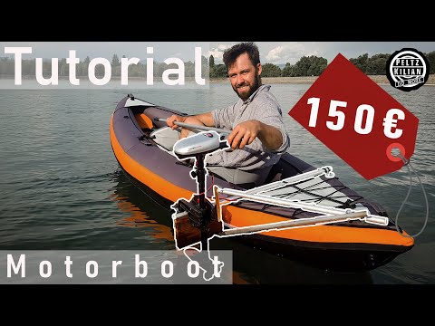 Motorboot selber bauen für 150 € | Elektrisches Power Kanu | DIY