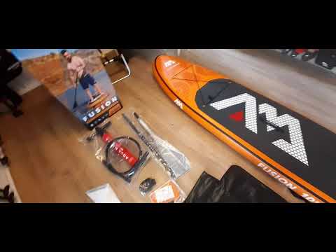 Testbericht | 2020 AQUA MARINA Fusion sup Lieferumfang unboxing | SURFDEAL