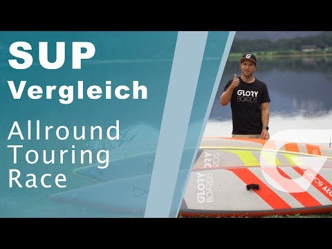 Stand up Paddle Board Typen im Vergleich / Allround Touring Race iSUP