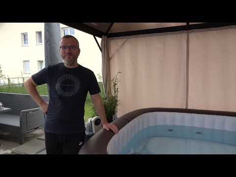 Aufbau Aufblasbarer Whirlpool Bestway Lay-Z-Spa Maldives HydroJet Pro