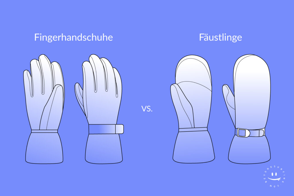 Snowboardhandschuhe-Fingerhandschuhe-vs-Faeustlinge