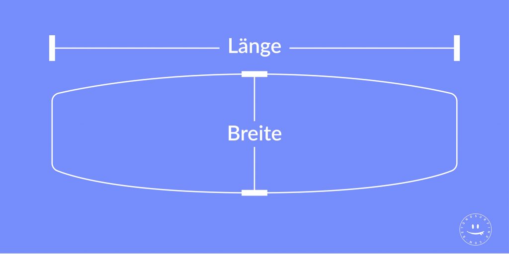 länge_breite_kitesurf_board