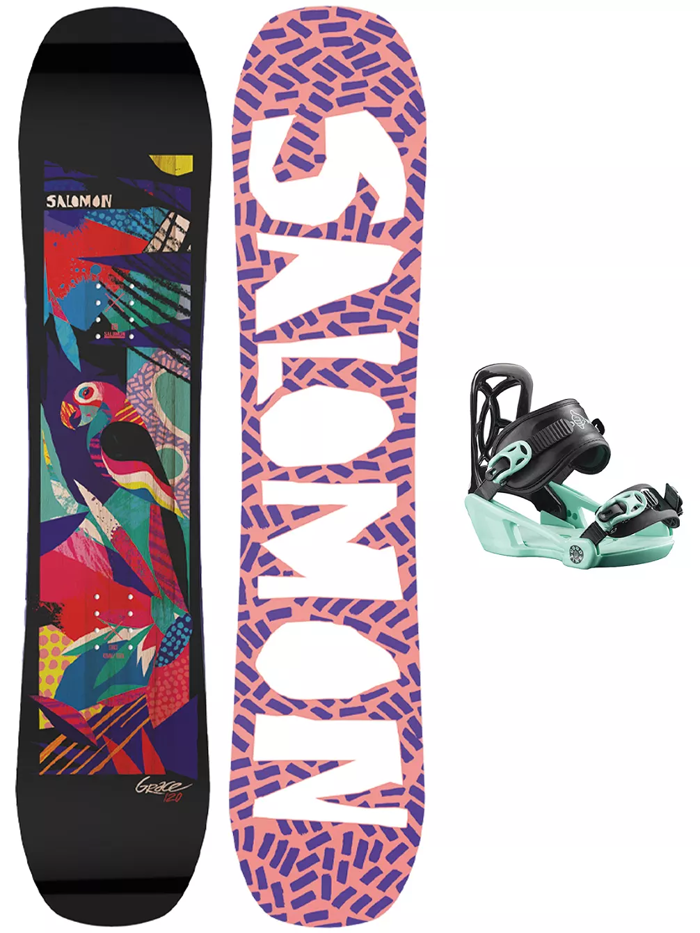 SALOMON GRACE 125 + GOODTIME XS 2022 SNOWBOARD-SET