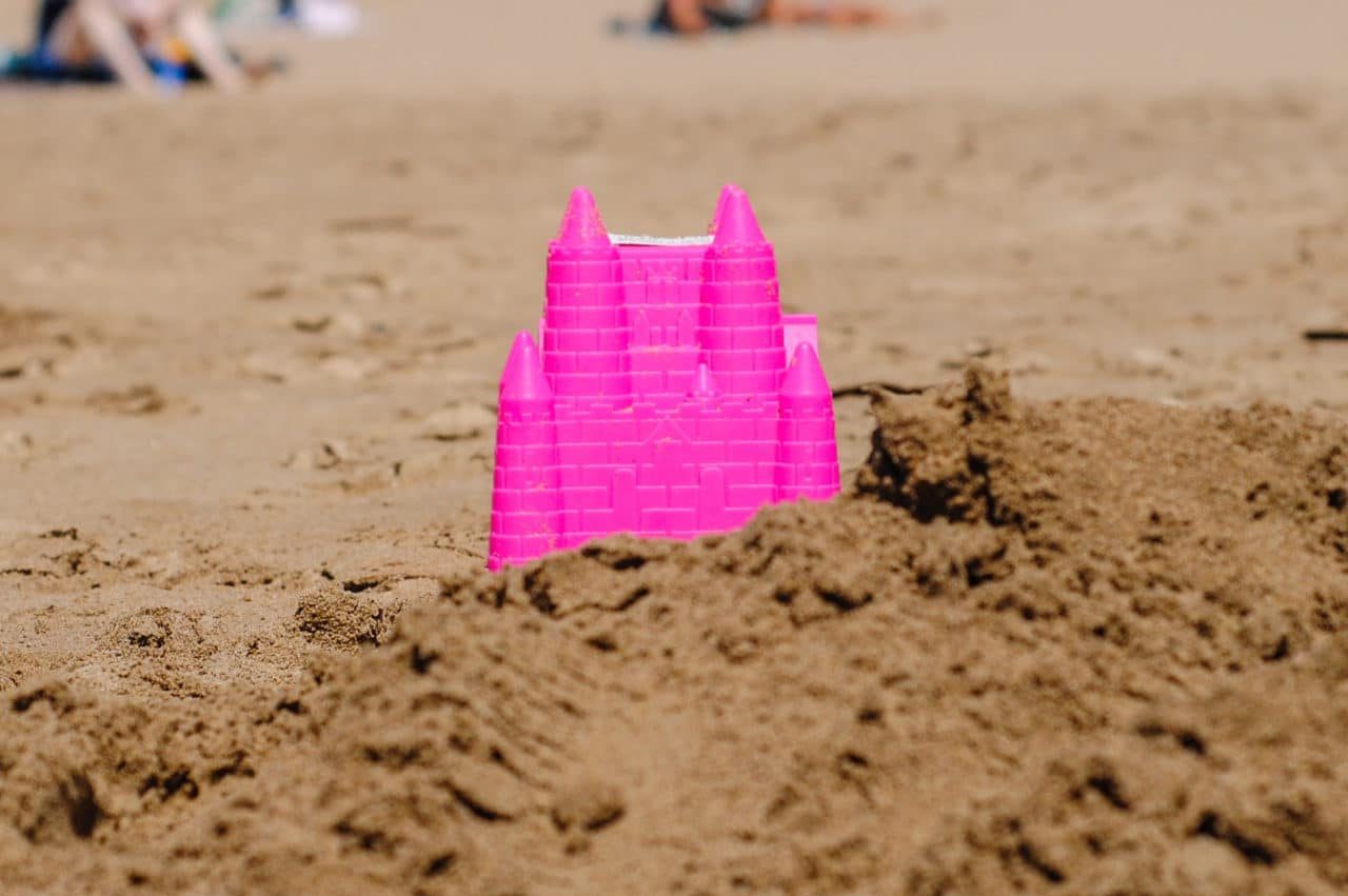 Strand Aufbewahrungstasche Netztasche Kinder Sandspielzeug Strand Täglich Groß 