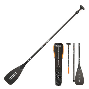 SUP-Paddel 900 Carbon 3-teilig zerlegbar und verstellbar 170–210 cm