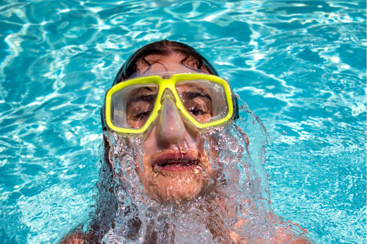 Intex Water Sport Schwimmbrille Chlorbrille Taucherbrille ab 14 Jahre Schwimmen 